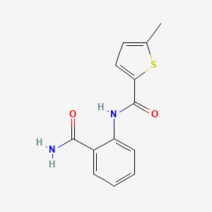 N-(2-carbamoylphenyl)-5-methylthiophene-2-carboxamide