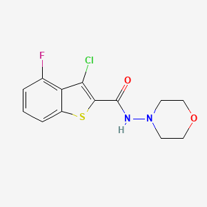 Benzo[b]thiophene-2-carboxamide,3-chloro-4-fluoro-N-4-morpholinyl-(9ci)