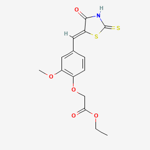 molecular formula C15H15NO5S2 B3489926 IMR-1 