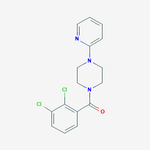 molecular formula C16H15Cl2N3O B3489974 1-(2,3-dichlorobenzoyl)-4-(2-pyridinyl)piperazine 