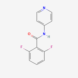 molecular formula C12H8F2N2O B3489993 2,6-DIFLUORO-N-(4-PYRIDINYL)BENZAMIDE 