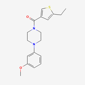 (5-ETHYL-3-THIENYL)[4-(3-METHOXYPHENYL)PIPERAZINO]METHANONE