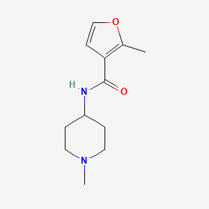 2-methyl-N-(1-methylpiperidin-4-yl)furan-3-carboxamide