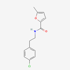 N-[2-(4-chlorophenyl)ethyl]-5-methylfuran-2-carboxamide