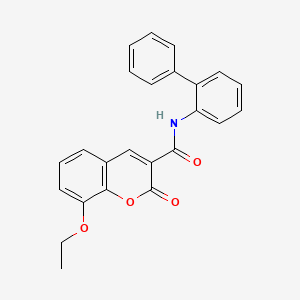 N-2-biphenylyl-8-ethoxy-2-oxo-2H-chromene-3-carboxamide