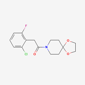 8-[(2-chloro-6-fluorophenyl)acetyl]-1,4-dioxa-8-azaspiro[4.5]decane