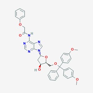 molecular formula C39H37N5O7 B034902 Pheac-Dmt-Deoxyadenosine CAS No. 110522-82-2