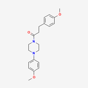 3-(4-METHOXYPHENYL)-1-[4-(4-METHOXYPHENYL)PIPERAZINO]-1-PROPANONE