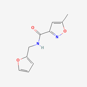 N-(furan-2-ylmethyl)-5-methyl-1,2-oxazole-3-carboxamide