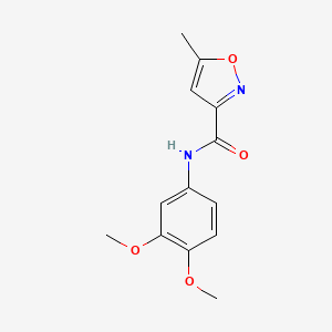 N-(3,4-dimethoxyphenyl)-5-methyl-1,2-oxazole-3-carboxamide