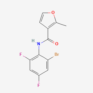 N-(2-bromo-4,6-difluorophenyl)-2-methyl-3-furamide