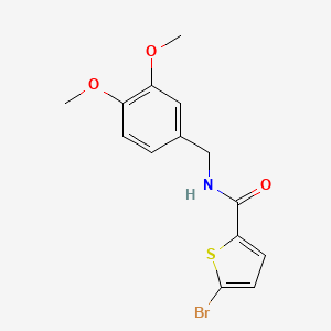 5-bromo-N-(3,4-dimethoxybenzyl)-2-thiophenecarboxamide