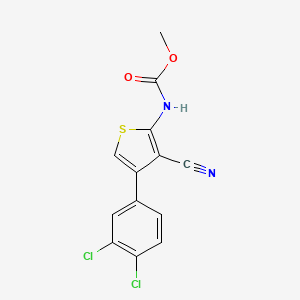 methyl [3-cyano-4-(3,4-dichlorophenyl)-2-thienyl]carbamate