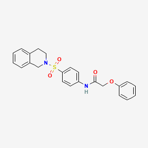 N-[4-(3,4-dihydro-2(1H)-isoquinolinylsulfonyl)phenyl]-2-phenoxyacetamide