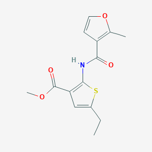 methyl 5-ethyl-2-[(2-methyl-3-furoyl)amino]-3-thiophenecarboxylate