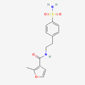 2-methyl-N-[2-(4-sulfamoylphenyl)ethyl]furan-3-carboxamide