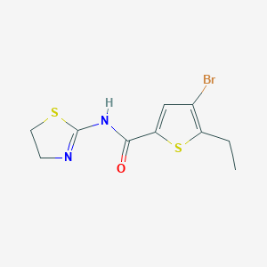 4-bromo-N-(4,5-dihydro-1,3-thiazol-2-yl)-5-ethyl-2-thiophenecarboxamide