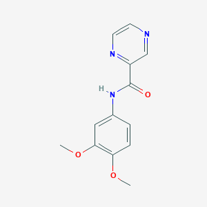 N-(3,4-dimethoxyphenyl)pyrazine-2-carboxamide