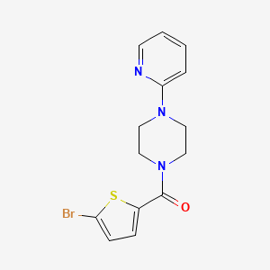 (5-BROMO-2-THIENYL)[4-(2-PYRIDYL)PIPERAZINO]METHANONE