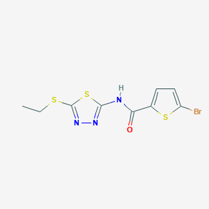 5-BROMO-N-[5-(ETHYLSULFANYL)-1,3,4-THIADIAZOL-2-YL]-2-THIOPHENECARBOXAMIDE