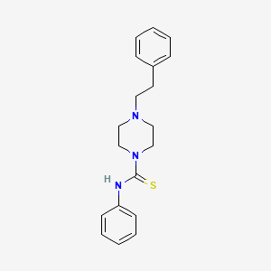 N-phenyl-4-(2-phenylethyl)-1-piperazinecarbothioamide