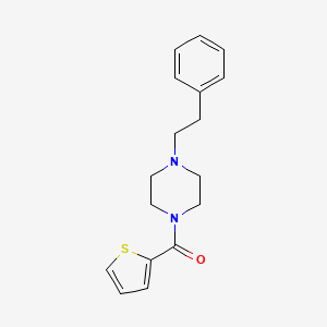 (4-PHENETHYLPIPERAZINO)(2-THIENYL)METHANONE