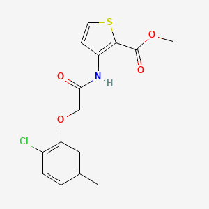 METHYL 3-{[2-(2-CHLORO-5-METHYLPHENOXY)ACETYL]AMINO}-2-THIOPHENECARBOXYLATE