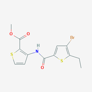 methyl 3-{[(4-bromo-5-ethyl-2-thienyl)carbonyl]amino}-2-thiophenecarboxylate