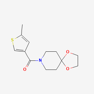 8-[(5-methyl-3-thienyl)carbonyl]-1,4-dioxa-8-azaspiro[4.5]decane