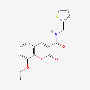 8-ETHOXY-2-OXO-N-[(THIOPHEN-2-YL)METHYL]-2H-CHROMENE-3-CARBOXAMIDE