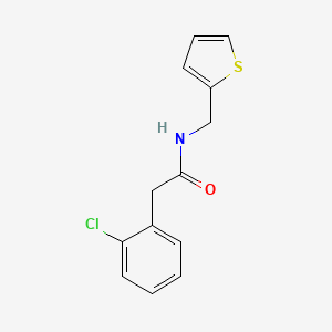 2-(2-chlorophenyl)-N-(thiophen-2-ylmethyl)acetamide