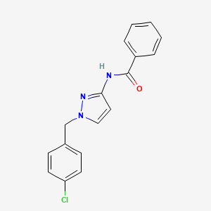 N-[1-(4-chlorobenzyl)-1H-pyrazol-3-yl]benzamide