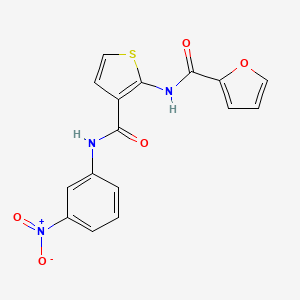 N-(3-{[(3-nitrophenyl)amino]carbonyl}-2-thienyl)-2-furamide