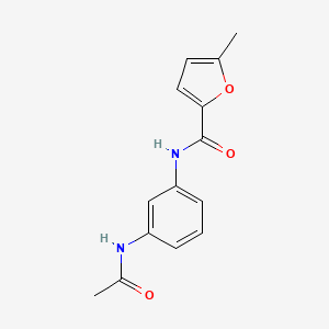 N-(3-acetamidophenyl)-5-methylfuran-2-carboxamide