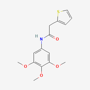 2-(2-thienyl)-N-(3,4,5-trimethoxyphenyl)acetamide