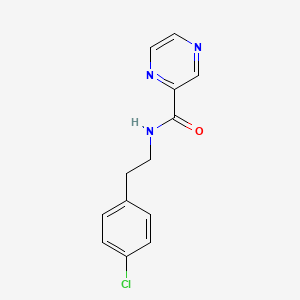 N-[2-(4-chlorophenyl)ethyl]-2-pyrazinecarboxamide