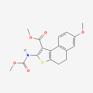 methyl 7-methoxy-2-[(methoxycarbonyl)amino]-4,5-dihydronaphtho[2,1-b]thiophene-1-carboxylate