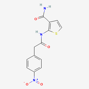 2-{[2-(4-NITROPHENYL)ACETYL]AMINO}-3-THIOPHENECARBOXAMIDE