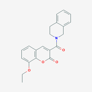 3-(3,4-dihydro-2(1H)-isoquinolinylcarbonyl)-8-ethoxy-2H-chromen-2-one