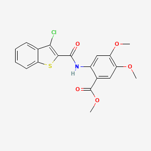 METHYL 2-(3-CHLORO-1-BENZOTHIOPHENE-2-AMIDO)-4,5-DIMETHOXYBENZOATE