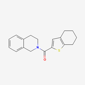 3,4-DIHYDRO-2(1H)-ISOQUINOLINYL(4,5,6,7-TETRAHYDRO-1-BENZOTHIOPHEN-2-YL)METHANONE