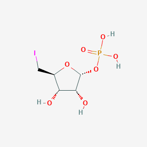 molecular formula C5H10IO7P B034909 5-Iodoribose 1-phosphate CAS No. 100752-90-7