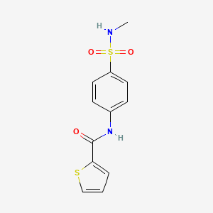 N-[4-(methylsulfamoyl)phenyl]thiophene-2-carboxamide