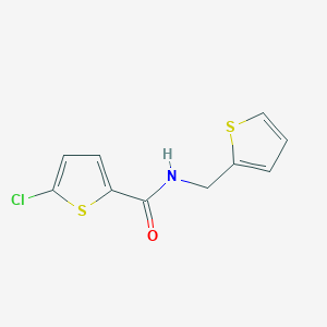 5-chloro-N-(thiophen-2-ylmethyl)thiophene-2-carboxamide