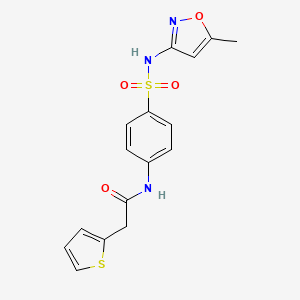 N-{4-[(5-METHYL-12-OXAZOL-3-YL)SULFAMOYL]PHENYL}-2-(THIOPHEN-2-YL)ACETAMIDE