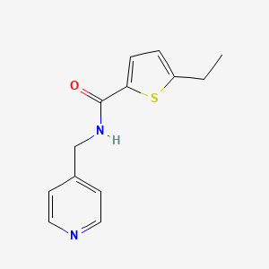 5-ethyl-N-(pyridin-4-ylmethyl)thiophene-2-carboxamide