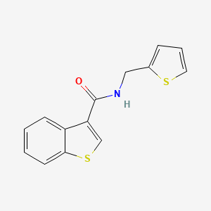 N-[(THIOPHEN-2-YL)METHYL]-1-BENZOTHIOPHENE-3-CARBOXAMIDE