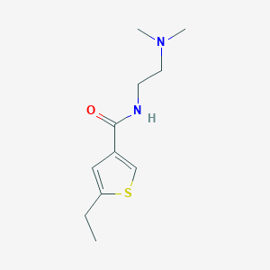 N-[2-(dimethylamino)ethyl]-5-ethylthiophene-3-carboxamide