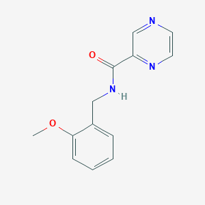 N-[(2-methoxyphenyl)methyl]pyrazine-2-carboxamide