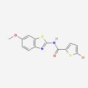 5-bromo-N-(6-methoxy-1,3-benzothiazol-2-yl)thiophene-2-carboxamide